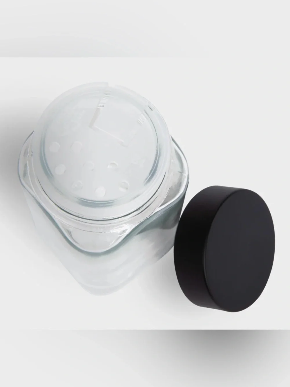 NWT Neat Method Glass Spice Jars - Set of 10 - Matte Black